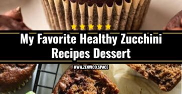 Healthy Chocolate Zucchini Muffins Everyone Loves