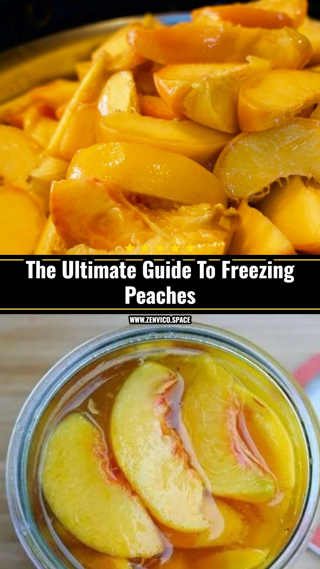 My Easy Method For Freezing Peaches