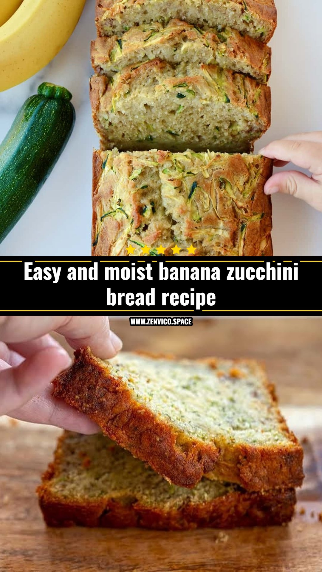The best banana zucchini bread recipe ever