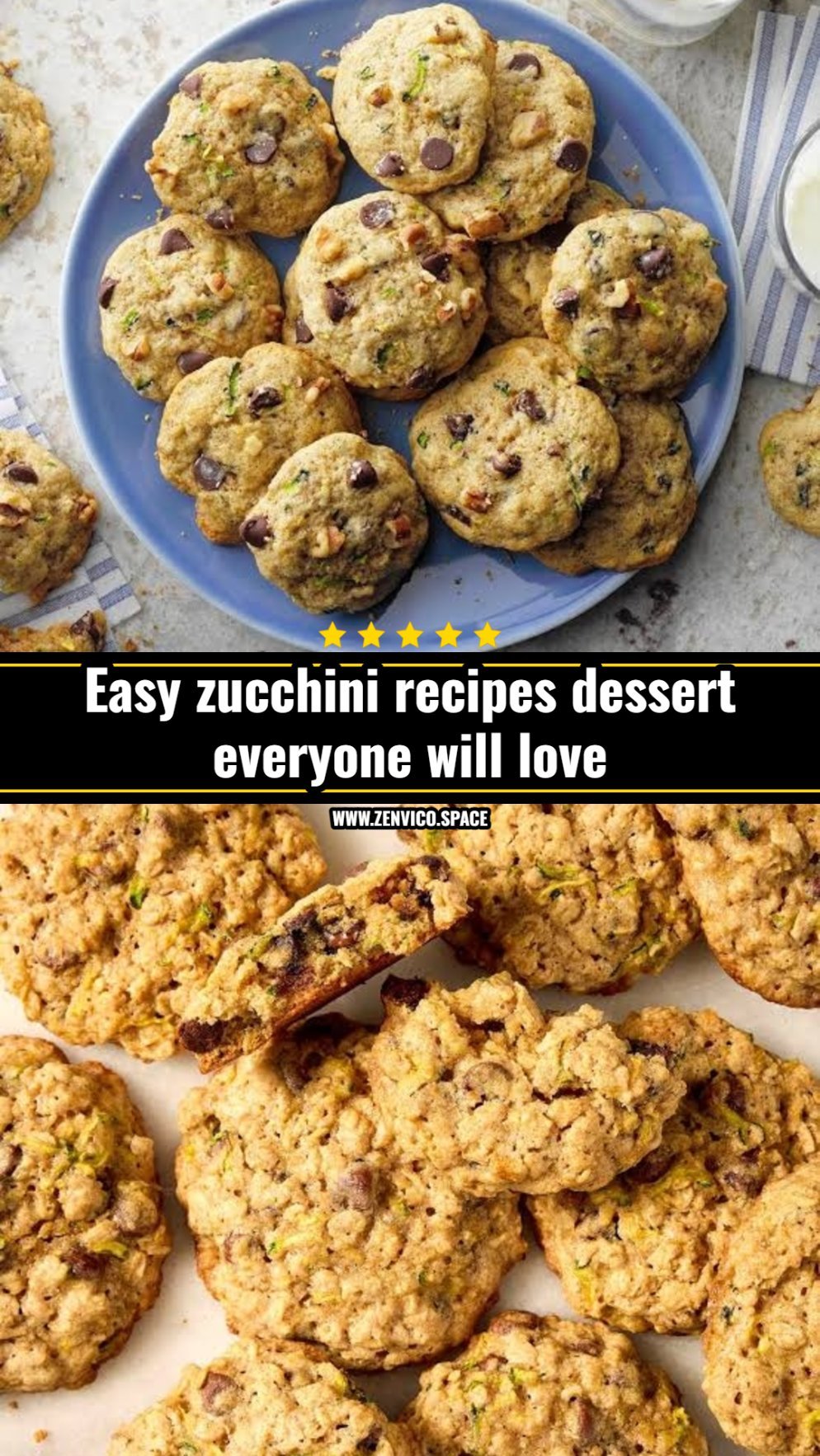 The best zucchini cookies recipes you will ever try