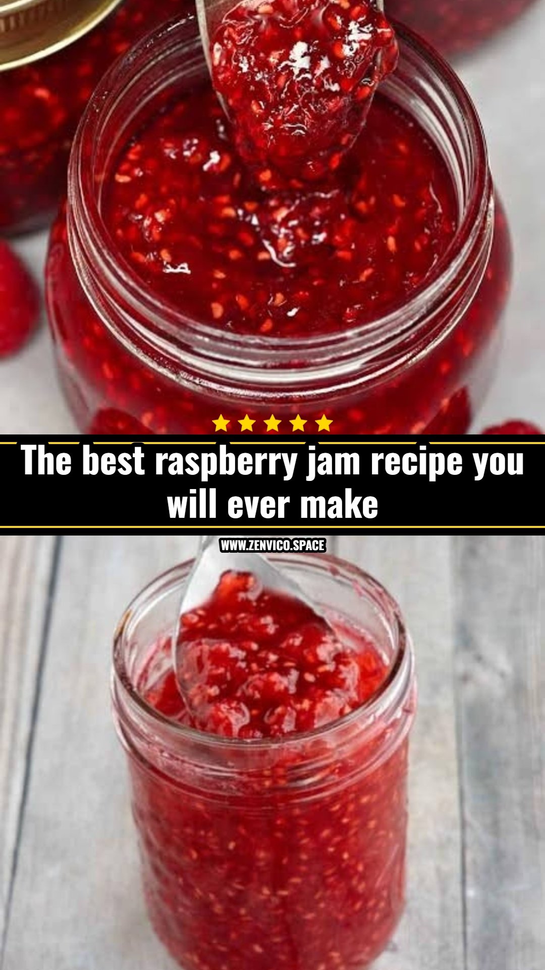This easy raspberry jam recipe is a game changer