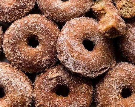 Easy Apple Cider Donuts Recipe For Fall top view