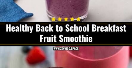 Easy Back to School Breakfast Fruit Smoothie