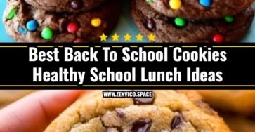Easy Back To School Cookies Healthy School Lunch Ideas