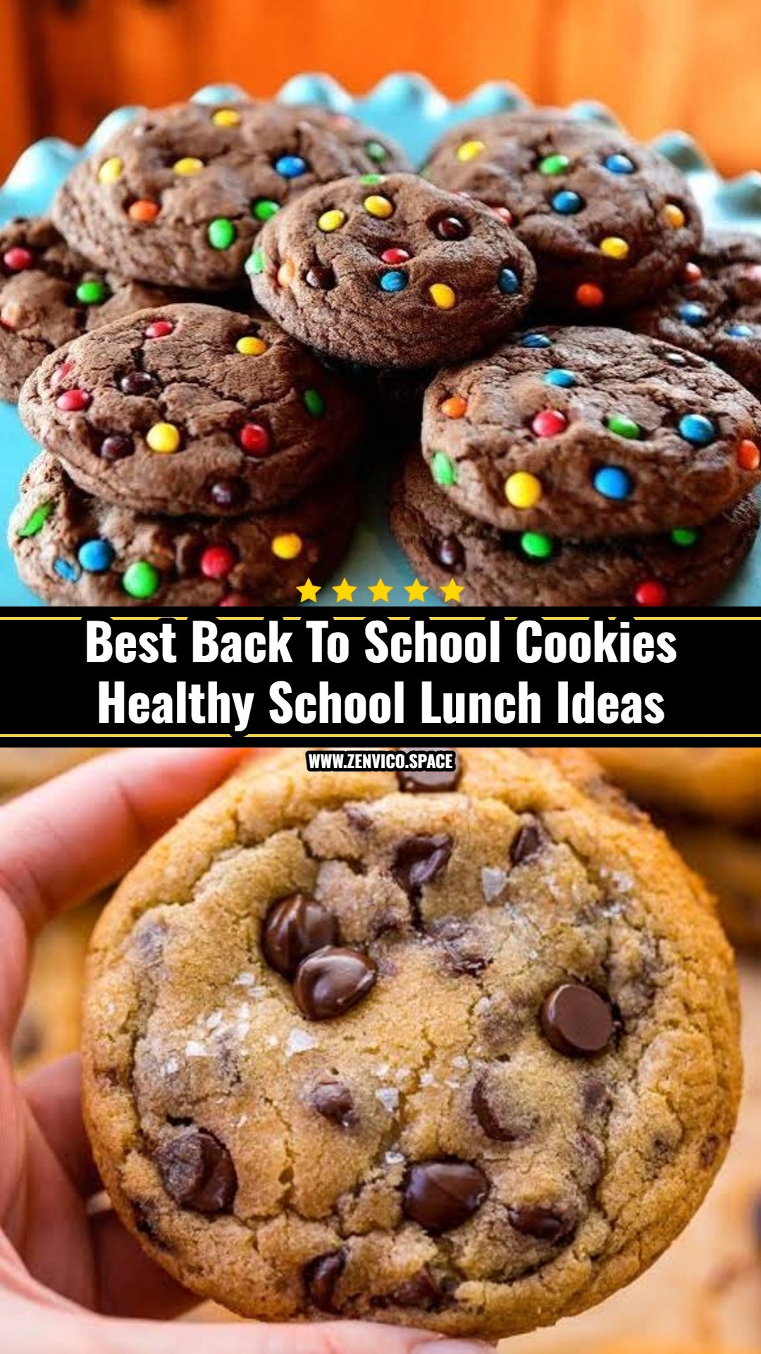 Easy Back To School Cookies Healthy School Lunch Ideas