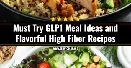 Easy GLP1 Meal Ideas and Flavorful High Fiber Recipes