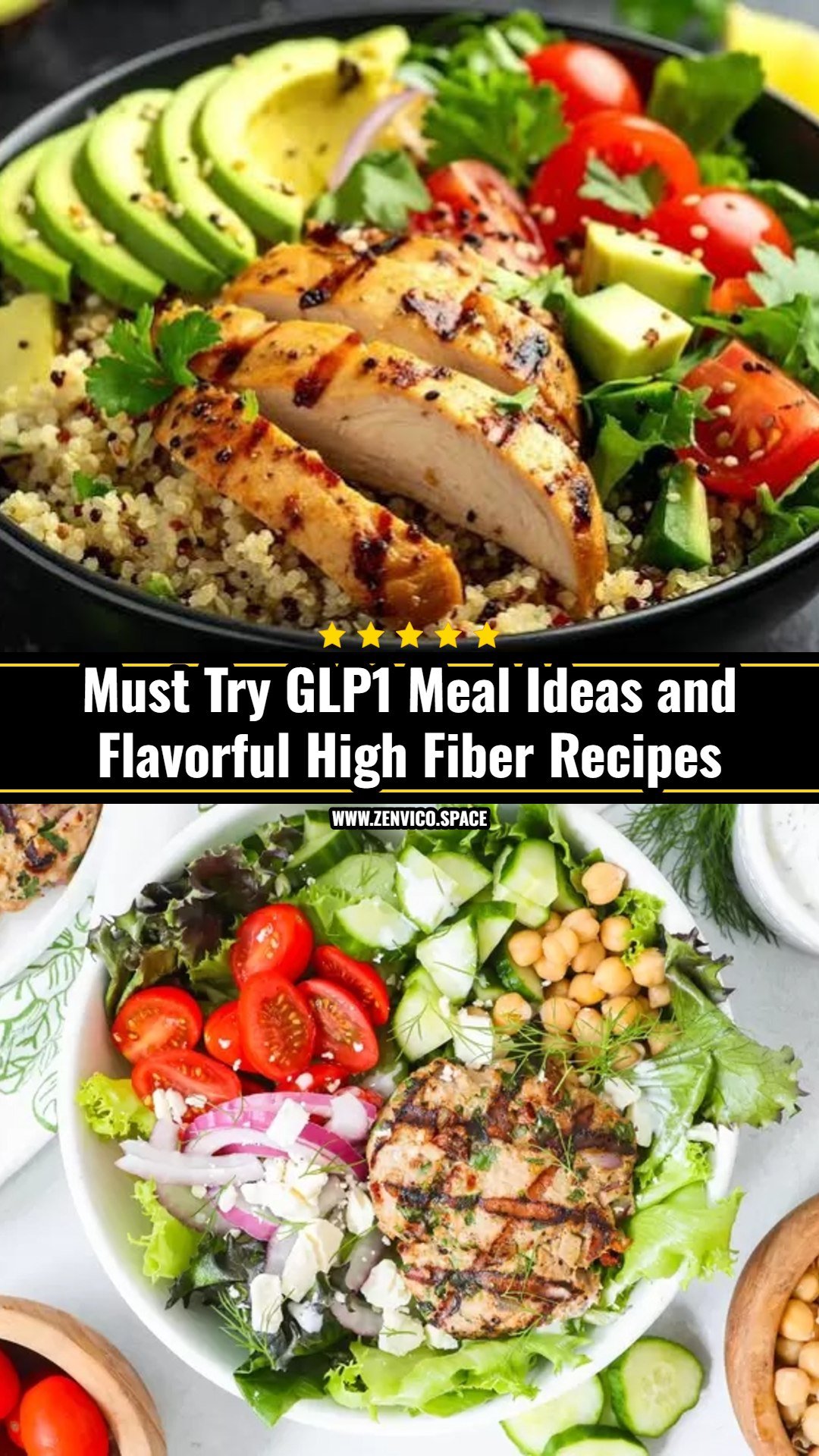 Easy GLP1 Meal Ideas and Flavorful High Fiber Recipes