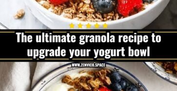 Easy homemade granola recipe for your next yogurt bowl