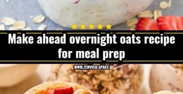 Easy overnight oats recipe for busy mornings