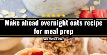 Easy overnight oats recipe for busy mornings