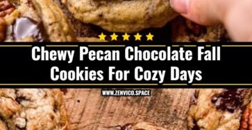 Easy Pecan Chocolate Fall Cookies Everyone Loves