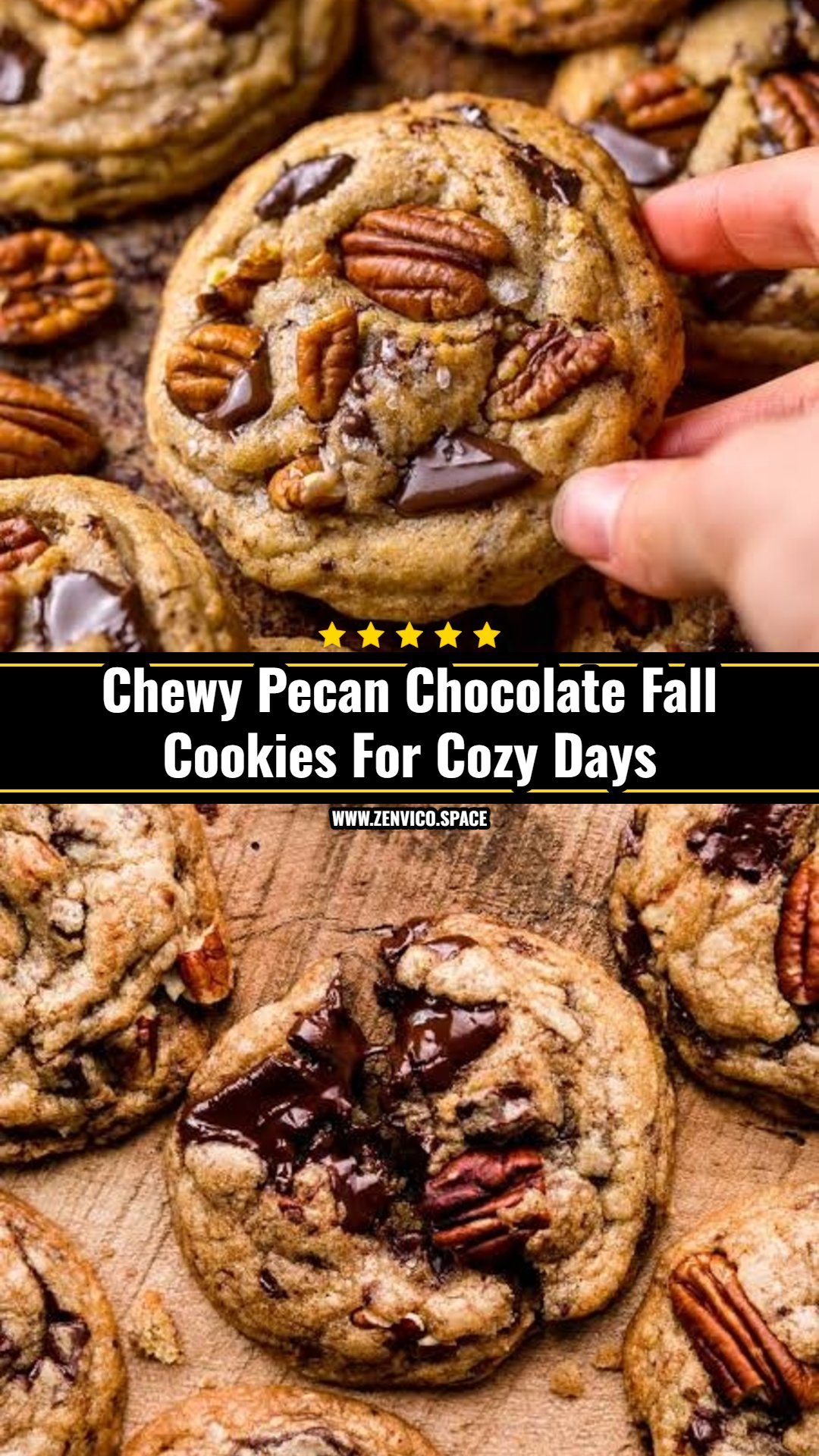 Easy Pecan Chocolate Fall Cookies Everyone Loves