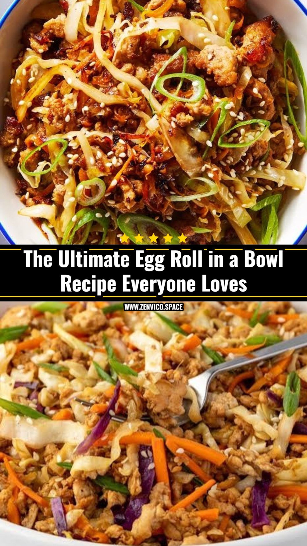 This Easy Egg Roll in a Bowl is Ready in 15 Minutes