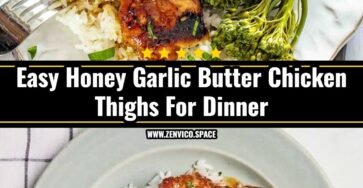20 Minute Sticky Honey Garlic Butter Chicken Thighs