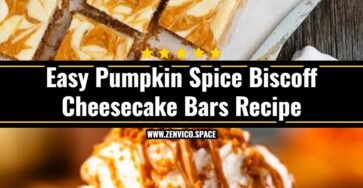 Best Pumpkin Spice Cheesecake Bars with Biscoff Crust