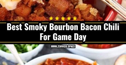 Best Smoky Bourbon Bacon Chili For Game Day