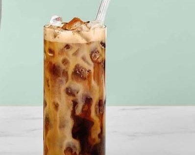 DIY Starbucks Iced Brown Sugar Oatmilk Shaken Espresso suggested serving