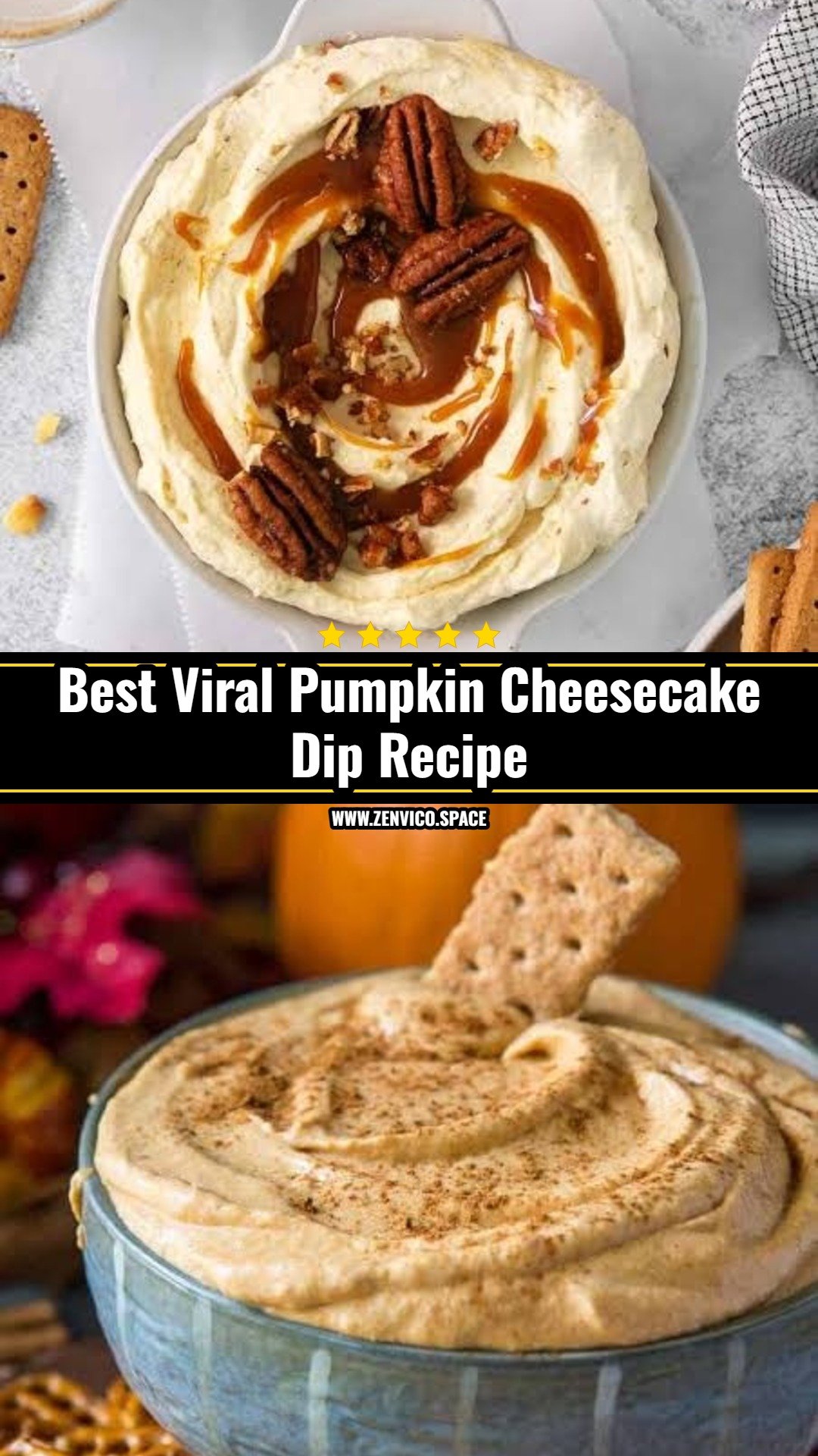 Easy 5 Minute Pumpkin Cheesecake Dip