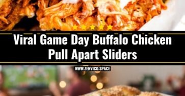 Easy Garlic Butter Buffalo Chicken Pull Apart Sliders
