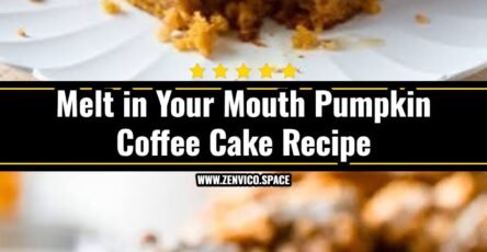 Easy Pumpkin Coffee Cake with Maple Pecan Streusel