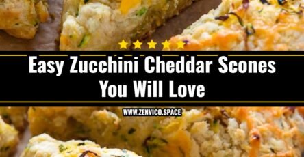 Easy Zucchini Cheddar Scones You Will Love