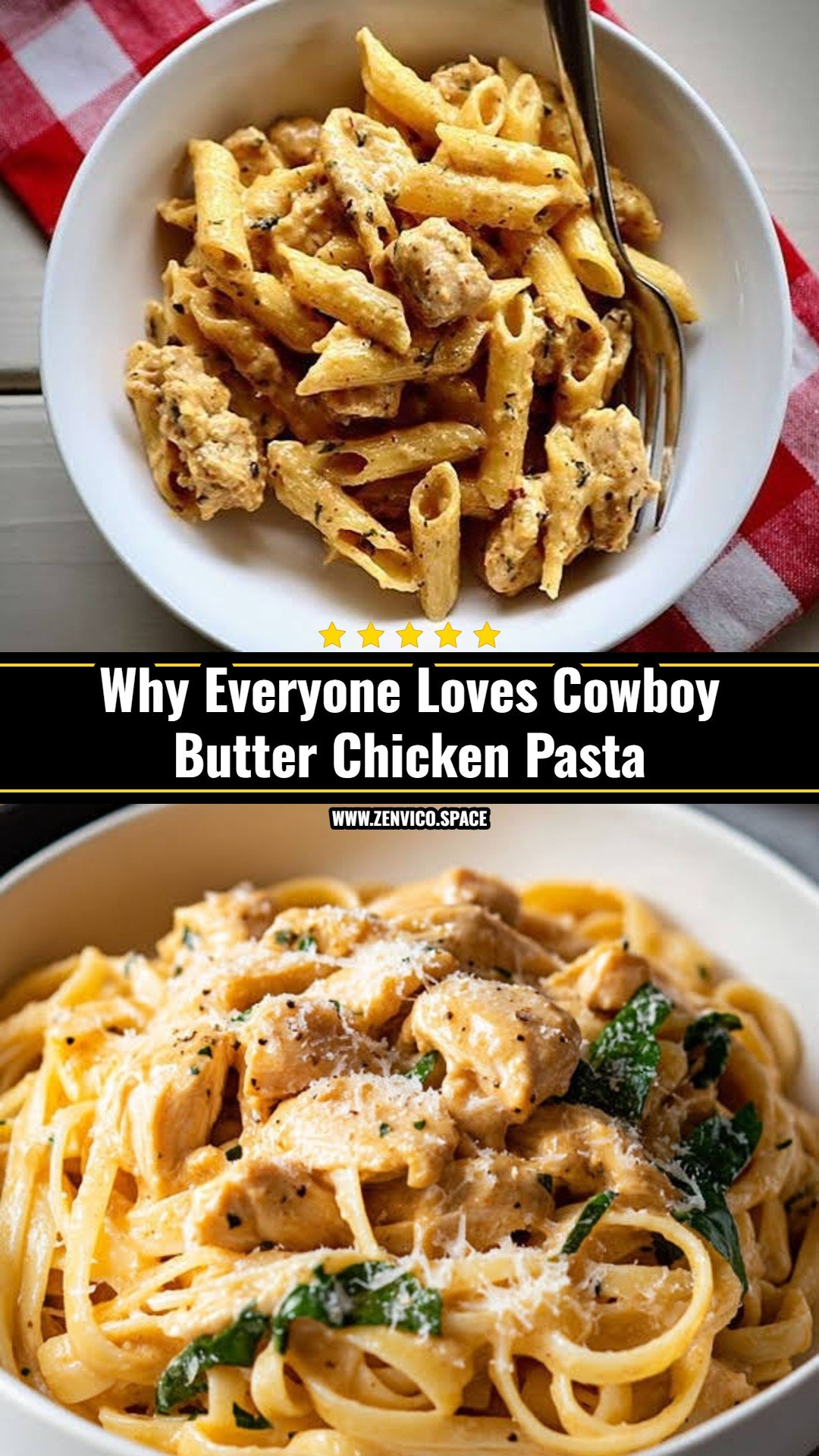 Quick and Easy Cowboy Butter Chicken Pasta Recipe