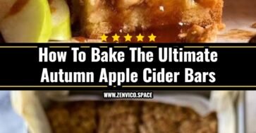 Salted Caramel Apple Cider Crumble Bars Are Magic