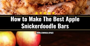 Soft and Chewy Apple Snickerdoodle Bars for Fall