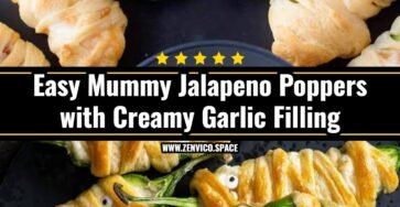 Spooky Mummy Jalapeno Poppers for Your Halloween Party