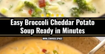 The Best Broccoli Cheddar Potato Soup Recipe Ever