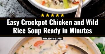 The Best Crockpot Chicken and Wild Rice Soup Recipe Ever