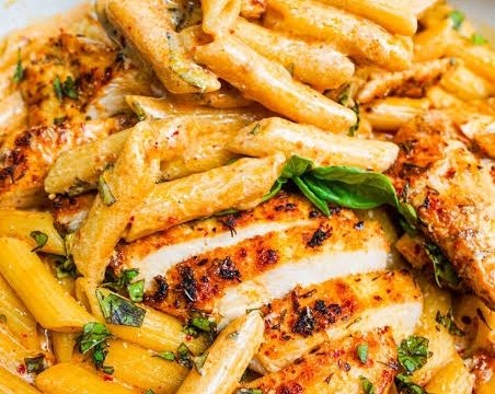 The Best Easy Marry Me Chicken Pasta Recipe suggested serving