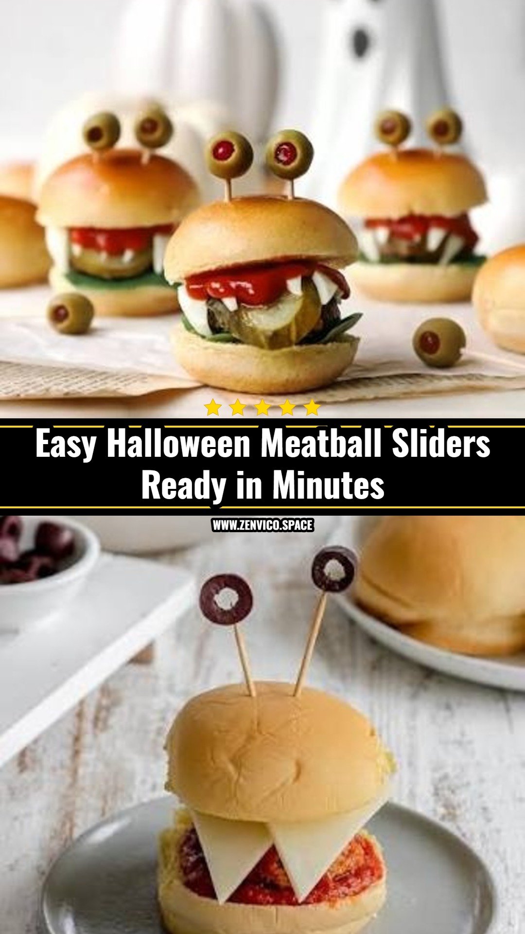 The Best Halloween Meatball Sliders Recipe Ever