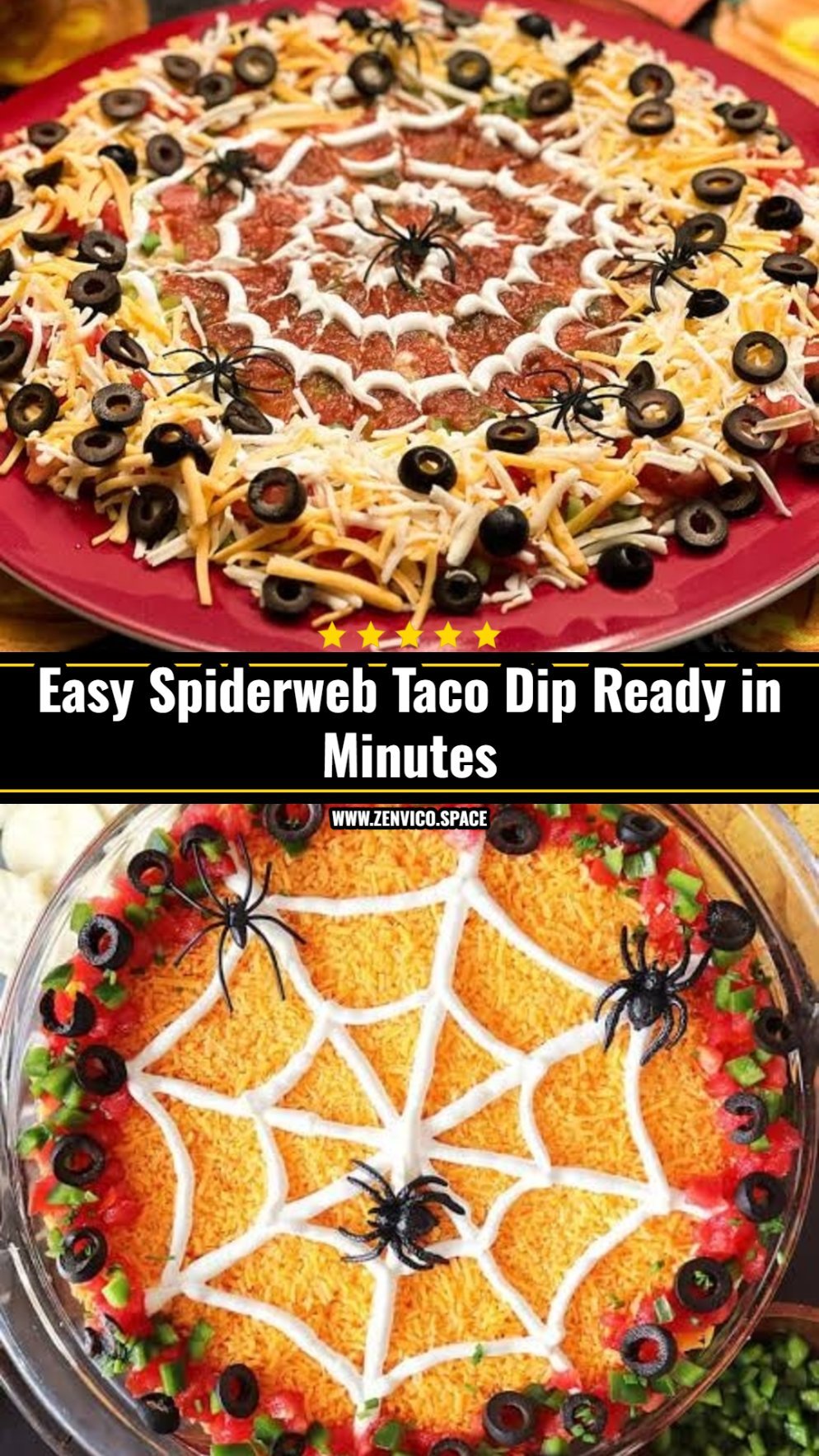 The Best Spiderweb Taco Dip Recipe Ever