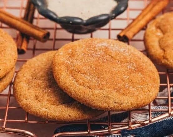 The Ultimate Brown Butter Chai Pumpkin Snickerdoodles top view