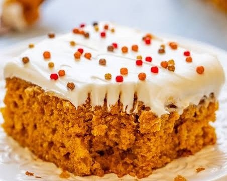 These Viral Pillow Soft Pumpkin Bars Are Next Level top view