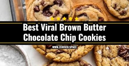 Viral Bakery Style Brown Butter Chocolate Chip Cookies